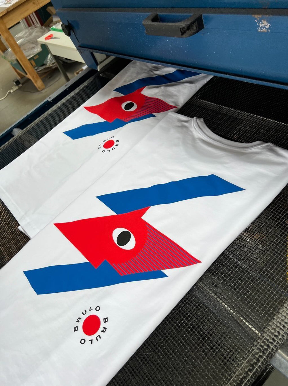 White Screen Printed T-Shirt Unisex