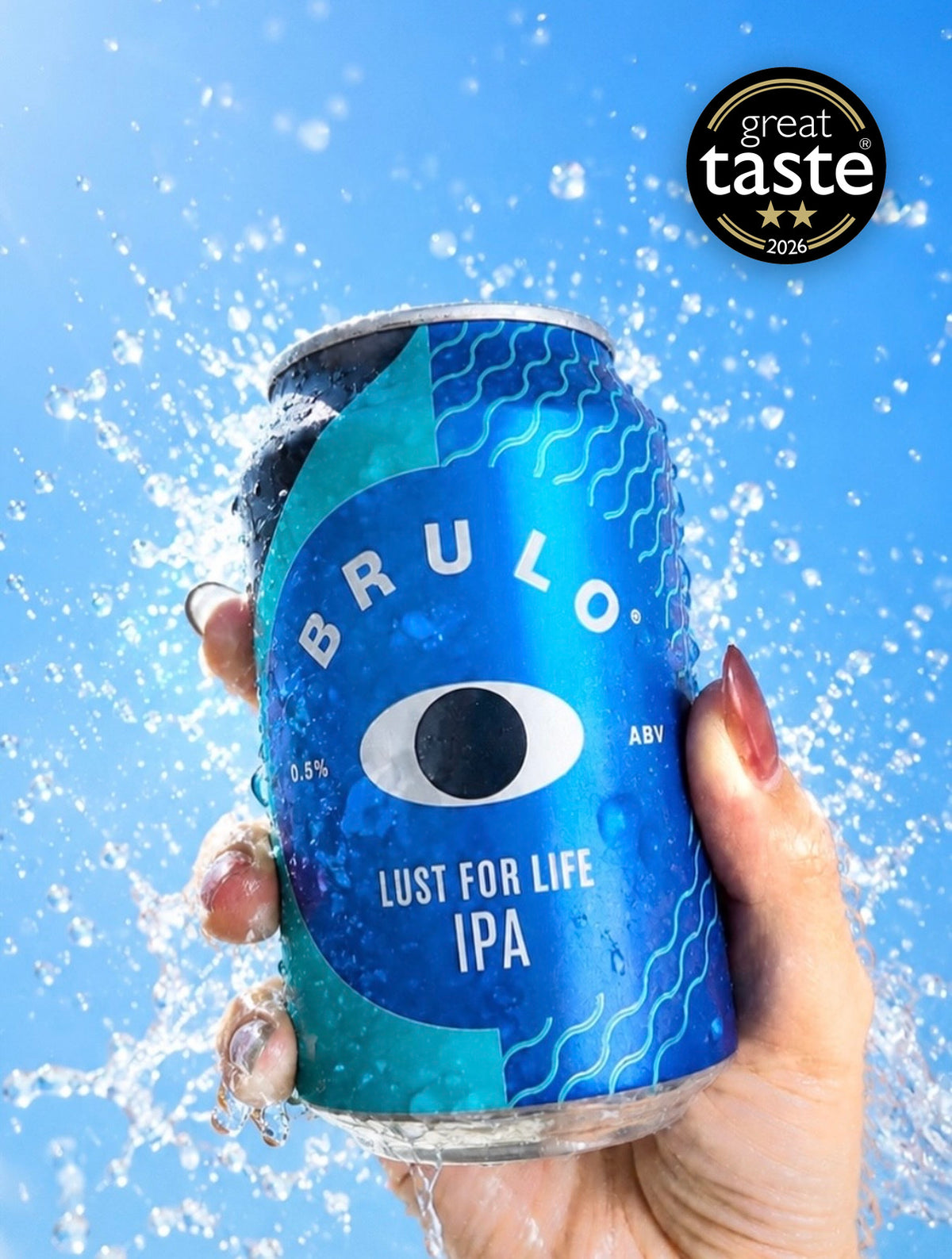 BRULO Lust For Life IPA, Great Taste 2026, two gold stars