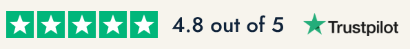 Rated 4.8 out of 5 on Trustpilot